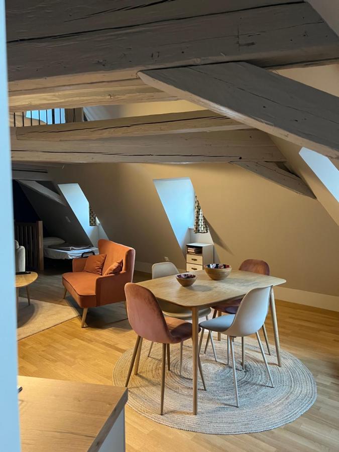 Duplex Atypique Au Coeur De Mulhouse Apartment Exterior photo